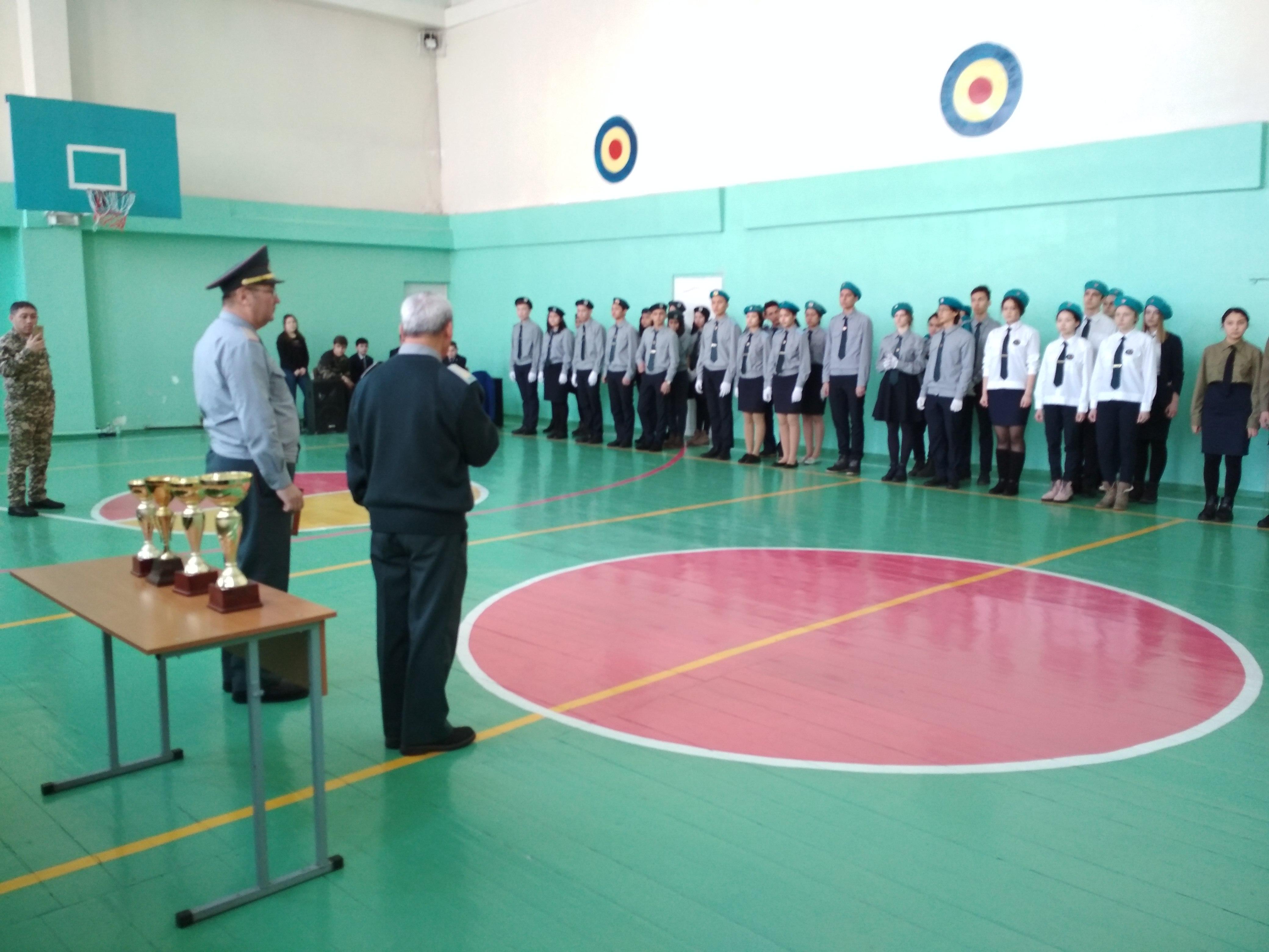 Соревнования  по военно-прикладному спорту среди команд школ Бостандыкского района в честь 30 летия вывода войск из Афганистана
