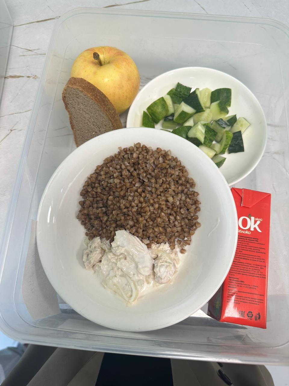 Меню горячего питания в школьной столовой