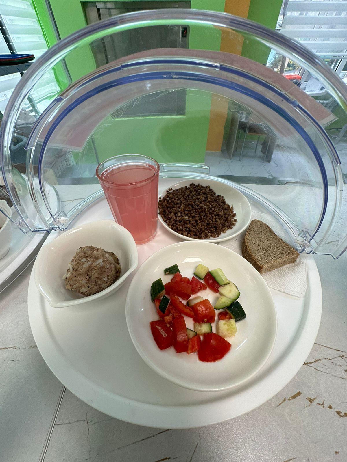 Меню горячего питания в школьной столовой