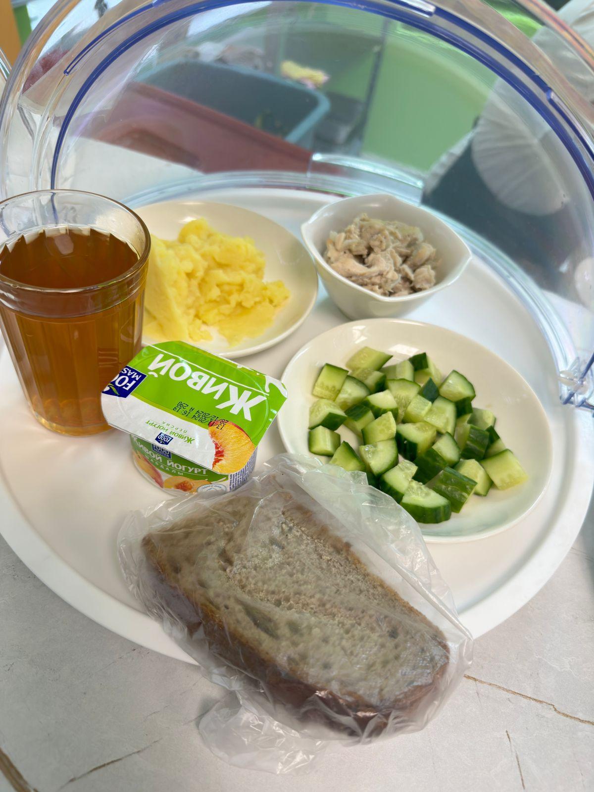 Меню горячего питания в школьной столовой