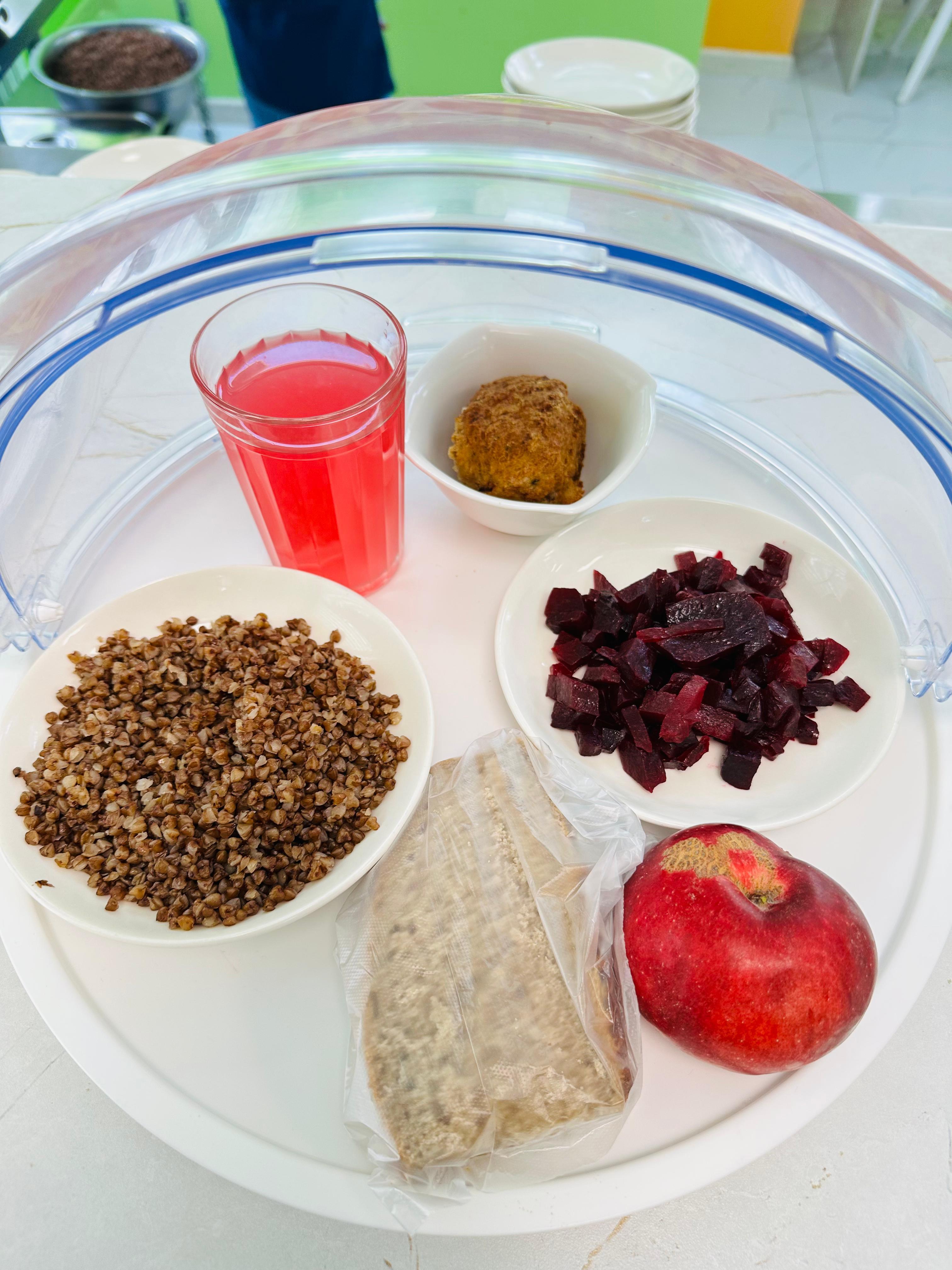 Меню горячего питания в школьной столовой