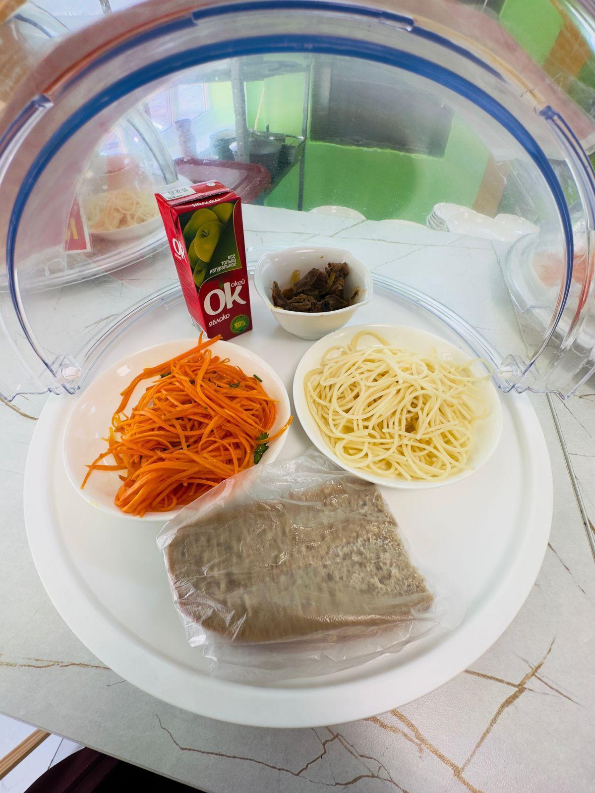 Меню горячего питания в школьной столовой