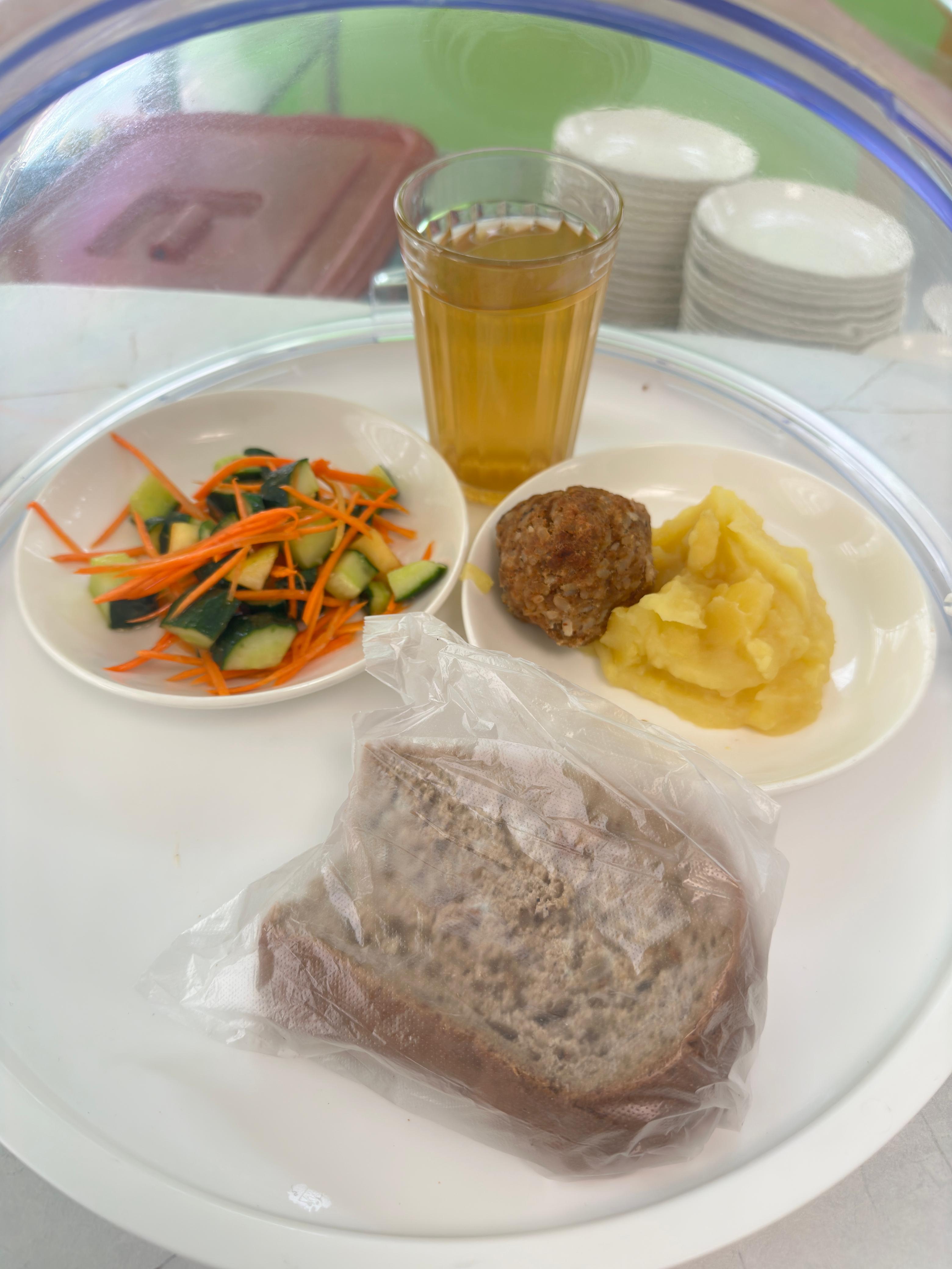 Меню горячего питания в школьной столовой